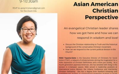Divisions in Church and Politics: an Asian American Christian Perspective