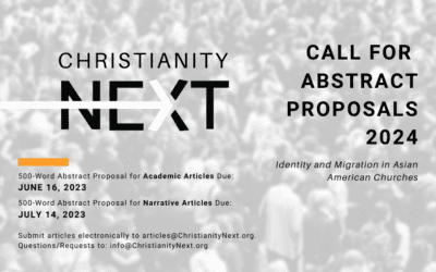 Call for Abstract Proposals – Identity and Migration in Asian American Churches