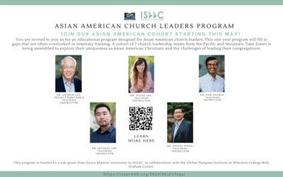 Apply Today! Asian American Church Leaders Program